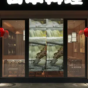 Minnihaha-Curling Waterfall Door Curtains