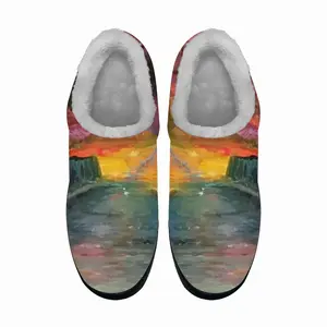 Men Moving Skies Cotton Slippers