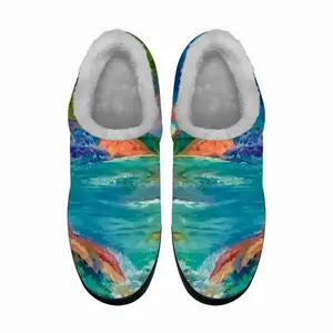 Men Sea What I See Cotton Slippers