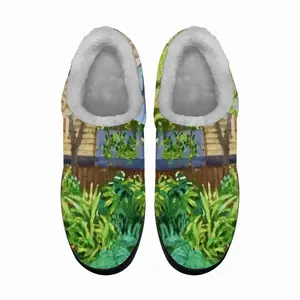 Men My Backyard Cotton Slippers