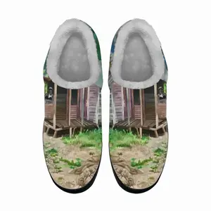 Men Blues Musician And Farmer Cotton Slippers