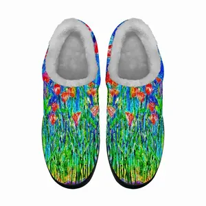 Men Snake In The Grass Cotton Slippers