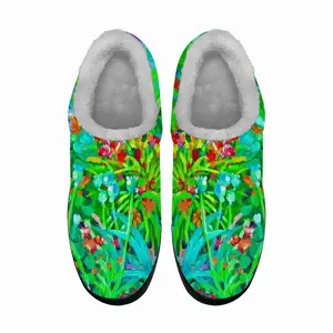 Men Plants At Giverny Cotton Slippers