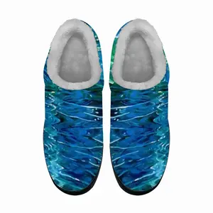 Men Water Reflections Cotton Slippers