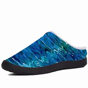 Men Water Reflections Cotton Slippers