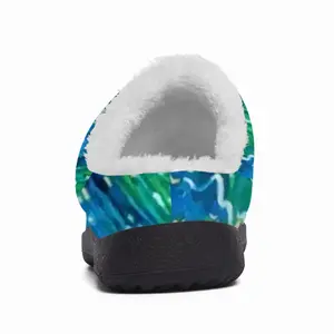 Men Water Reflections Cotton Slippers