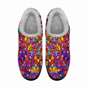 Men Splash Cotton Slippers