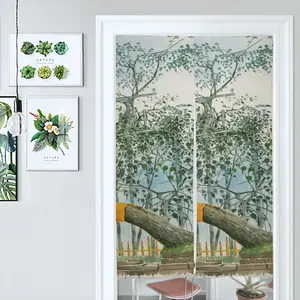 The Sacred Branch Door Curtains