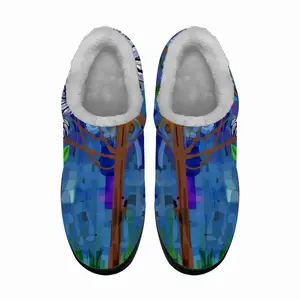 Men Tree Of Life Cotton Slippers