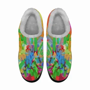 Men Digital Flowers Cotton Slippers