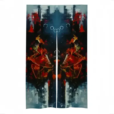 Cultural Dancers Door Curtains