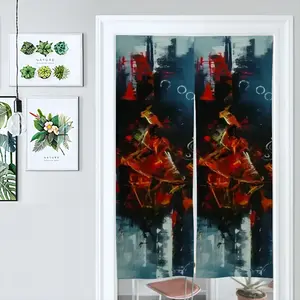 Cultural Dancers Door Curtains