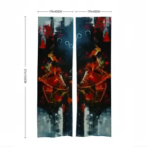 Cultural Dancers Door Curtains