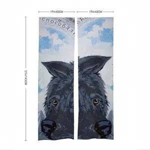 Wolf - Animals Wild Collage Design Decor Ideas Interior Door Curtains