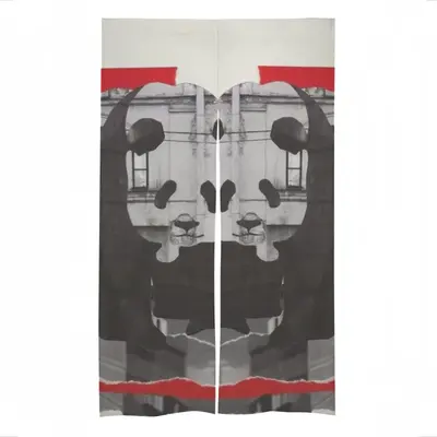 Wwf Panda Door Curtains