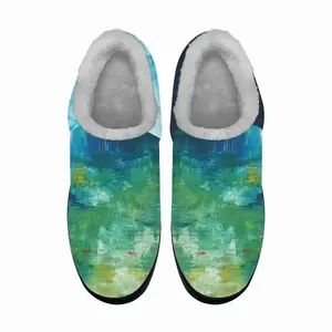 Men The Goldfish Pond Cotton Slippers