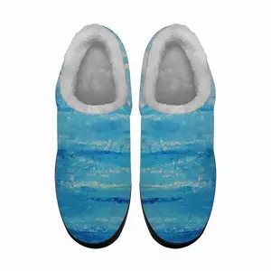 Men Blue Sky Blue Ocean Cotton Slippers