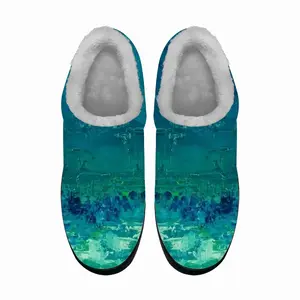 Men The Waves Seascape Cotton Slippers