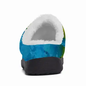 Men Colored Abstract Cotton Slippers