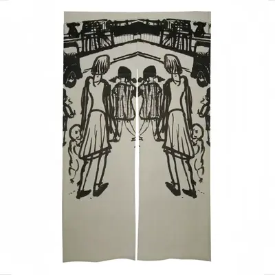 Street Kids Door Curtains