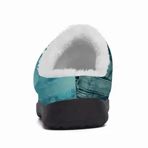 Men Small Wave Cotton Slippers