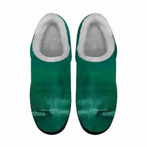 Men Imaginary Landscape In The Green Garden Cotton Slippers