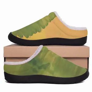 Men On Green Dolphin Stree Cotton Slippers