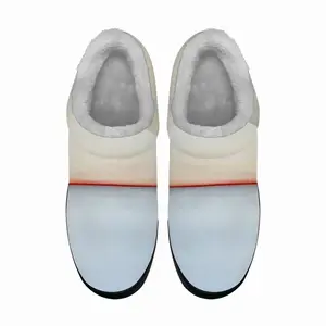 Men White Orange Series 3 Cotton Slippers