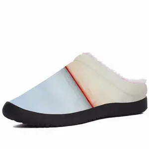 Men White Orange Series 3 Cotton Slippers