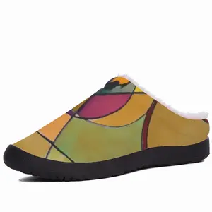 Men Fake Stained Glass 1 Cotton Slippers