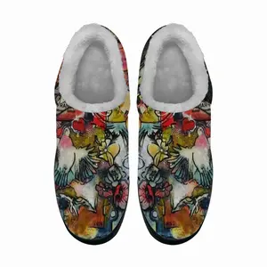 Men Postcard Cotton Slippers