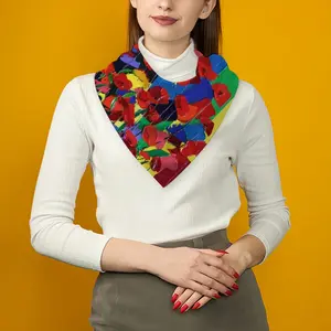 Poppies Silk Kerchief