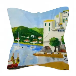 Cadaques (Spain) Silk Kerchief