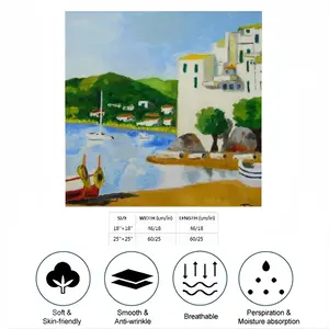 Cadaques (Spain) Silk Kerchief