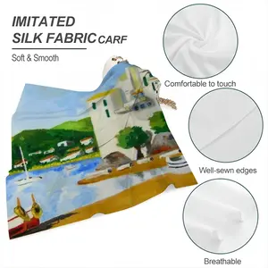 Cadaques (Spain) Silk Kerchief