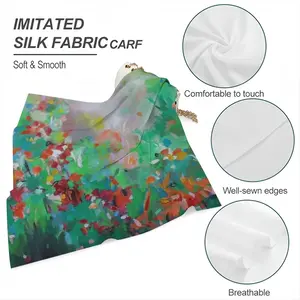 Summer Flowers Silk Kerchief