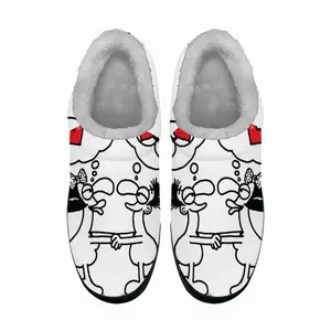 Men Thinking Of Love Cotton Slippers