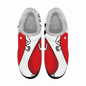 Men Love Shapes Cotton Slippers