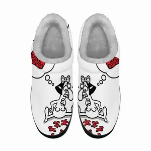 Men Love Puzzle Cotton Slippers