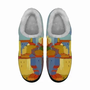 Men Oily Cotton Slippers