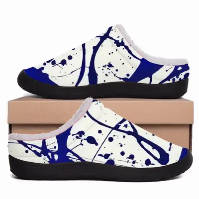 Men Aphaea Royal Abstract Cotton Slippers