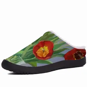 Men Tulips Cotton Slippers