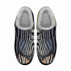 Men Dreamy Zebra Cotton Slippers