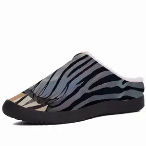 Men Dreamy Zebra Cotton Slippers