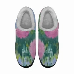 Men Peonies Cotton Slippers