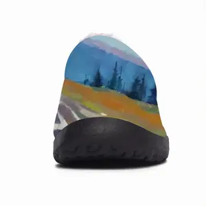 Men Way At Mountains Cotton Slippers