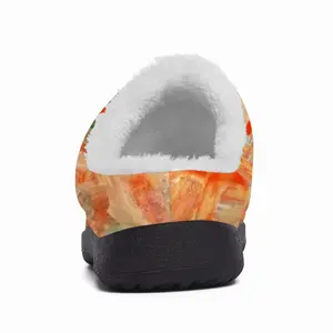 Men Orange Island Cotton Slippers