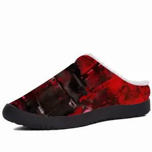 Men Red Rock Cotton Slippers