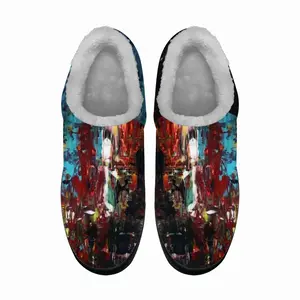 Men Magical Waterfall Cotton Slippers