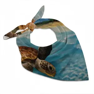 Caribbean Turtle Iii Silk Kerchief